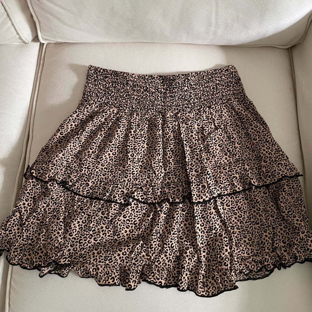Cheetah print skirt